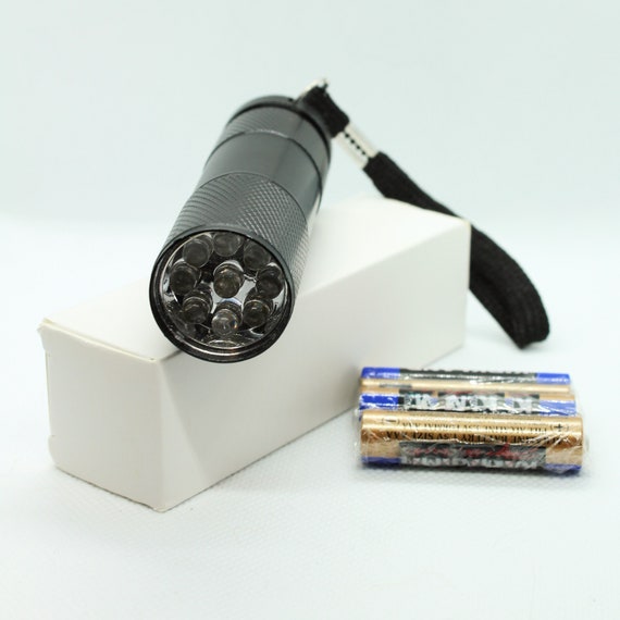 UV Flashlight: 9 LED Mini Blacklight for Resin Crafts