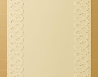 Hand-Tufted New Zealand Wool Rug: Minimalist High-Low Border Design