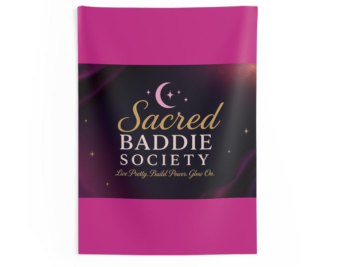 Sacred Baddie Indoor Wall Tapestries
