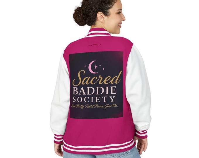 Sacred Baddie Heavyweight Letterman Jacket