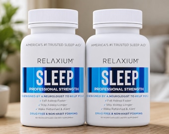 Pack Of 2 -(60 Capsules) Sleep Natural gift Supplement Relaxium for Better Sleep