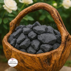 Pietre naturali grezze di shungite - Lotti all&#39;ingrosso - Cristalli di shungite - Shungite nobile d&#39;élite - Shungite grezza d&#39;élite - Shungite EMF
