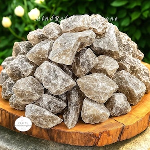 Smokey Quartz Raw Rough,Natural Crystal Gemstone ,Bulk Unshaped Unpolished Crystal ,Root Chakra Protection Rock Collection,Tumbling Healing