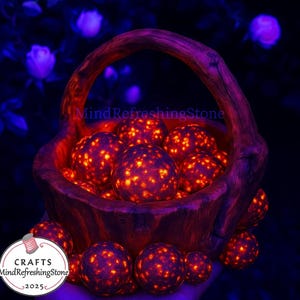 Yooperlite Tumbled Stone-Flame Stone-UV Reactive Sodalite-Firestone-Natural Yooperlite-Fire Stone-Yooperlite Tumble-Polished Crystal