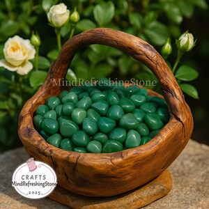 Green Aventurine Tumbled Stones-Bulk Polished Green Aventurine-Premium Quality 'A' Grade Green Aventurine Tumbles-Metaphysical Crystals