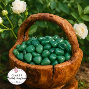 Green Aventurine Tumbled Stones-Bulk Polished Green Aventurine-Premium Quality &#39;A&#39; Grade Green Aventurine Tumbles-Metaphysical Crystals