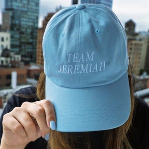 Team Jeremiah Hat - TSITP Embroidered Adjustable Baseball Cap image 2