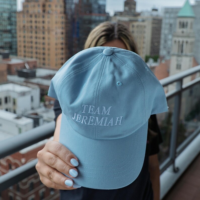 Team Jeremiah Hat - TSITP Embroidered Adjustable Baseball Cap image 5