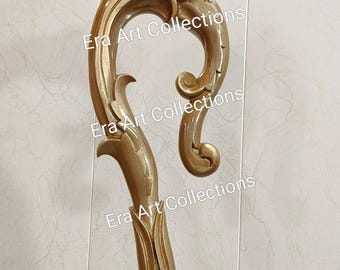 Wood Crozier Bishop Staff Crosier Quality Craftsmanship, 70" High Christmas Gifts