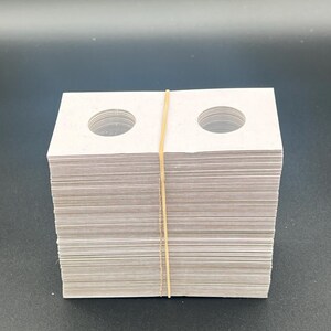 2x2 NICKEL Size Cardboard Coin Flips Guardhouse Brand (100 pack)