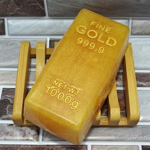 Gold Bar Soap (Solid or Painted)