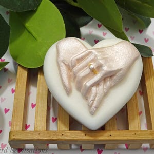 Heart with Hands Soap (Painted)