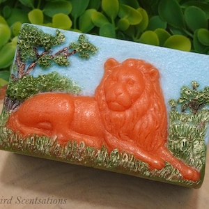 Lion Bar Soap (Painted)