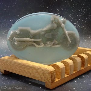 Motorcycle Oval Soap Bar Embed