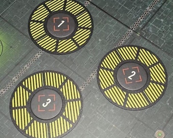 Warhammer Kill team 40mm Objective Markers Pack of 3