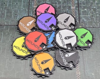 Warhammer Kill team Wound Counter / Damage Tracker 1-16