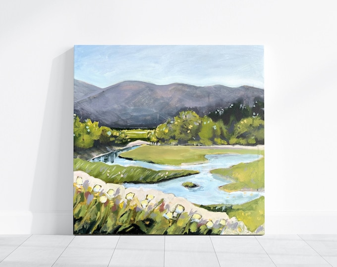 Quiet Creek 20X20 Original Acrylic
