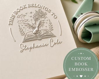 Sello personalizado para libros, sello ex libris personalizado, regalo para amantes de los libros, sello de la biblioteca, sello de biblioteca personalizado para lectores.