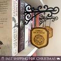 Fantasy Book Tavern Signs, Themed Bookshelf Decor, Home Library Decor, Handcrafted Bookshelf Dividers, Bookish Gift, Library Organizers
