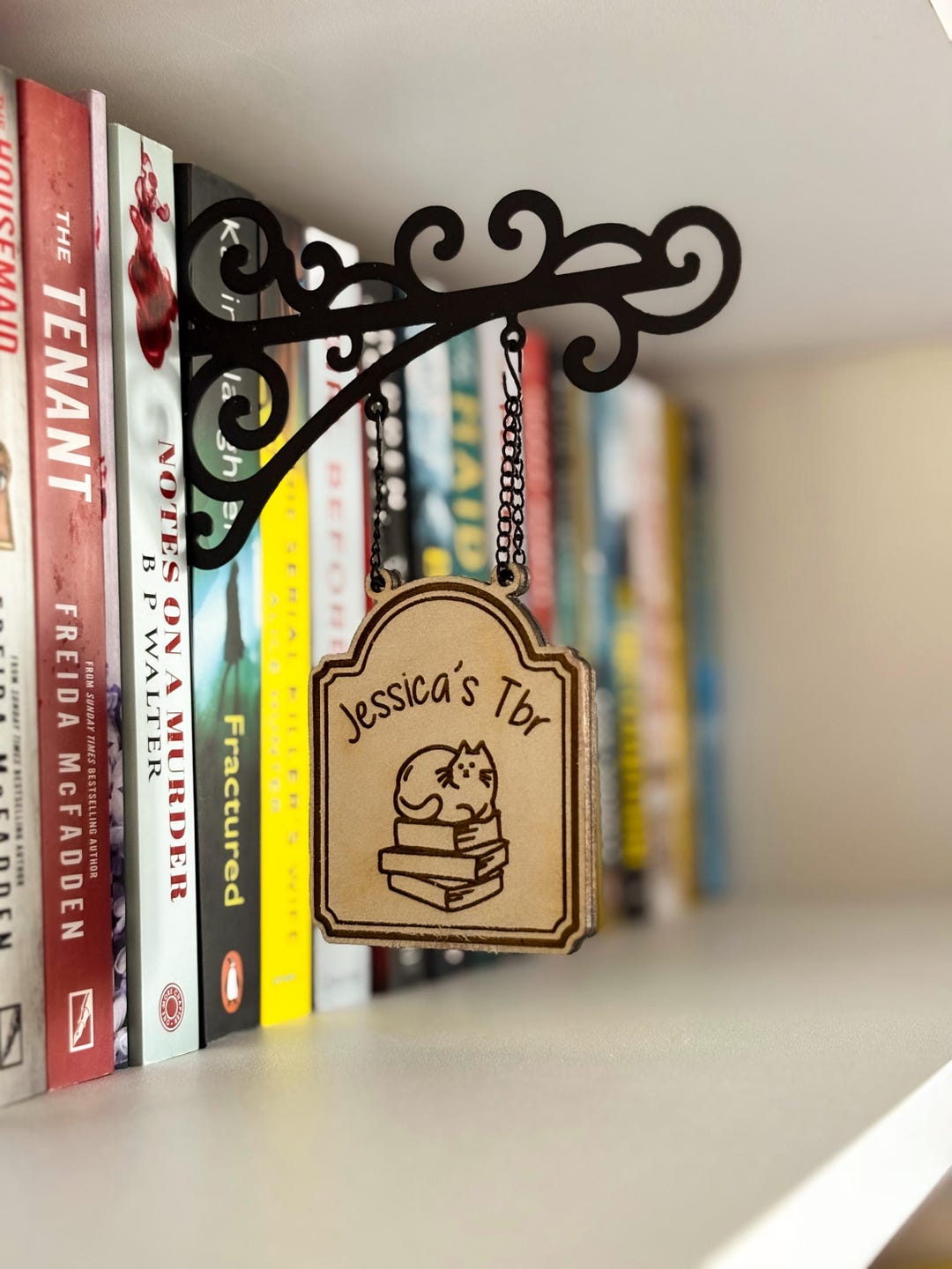 Tbr Sign Custom TBR Tavern Sign, Personalised Bookshelf Sign, Booktok Gift ...