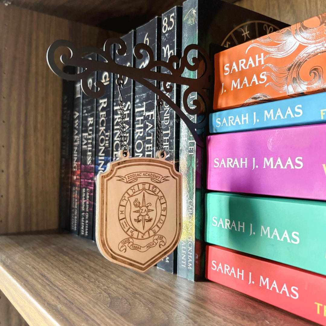 Zodiac Academy Bookcase Genre Divider, Zodiac Academy Books, Christmas ...