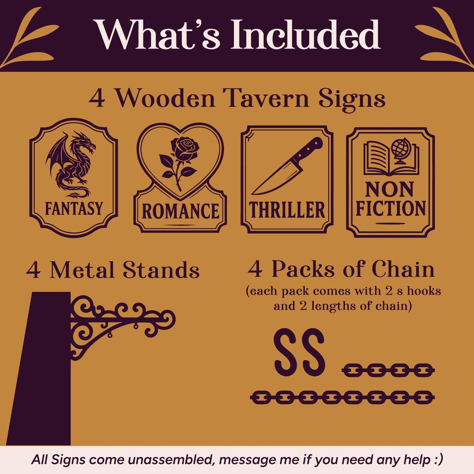 Build Your Dream Bookcase, Bookcase Essentials Bundle, Wooden Genre ...