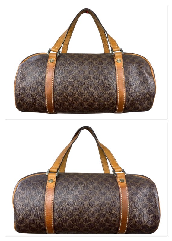 ヴィンテージ セリーヌ パピヨン マカダム ハンドバッグ - Etsy 日本