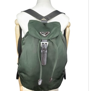 Prada Leather Backpack - Etsy
