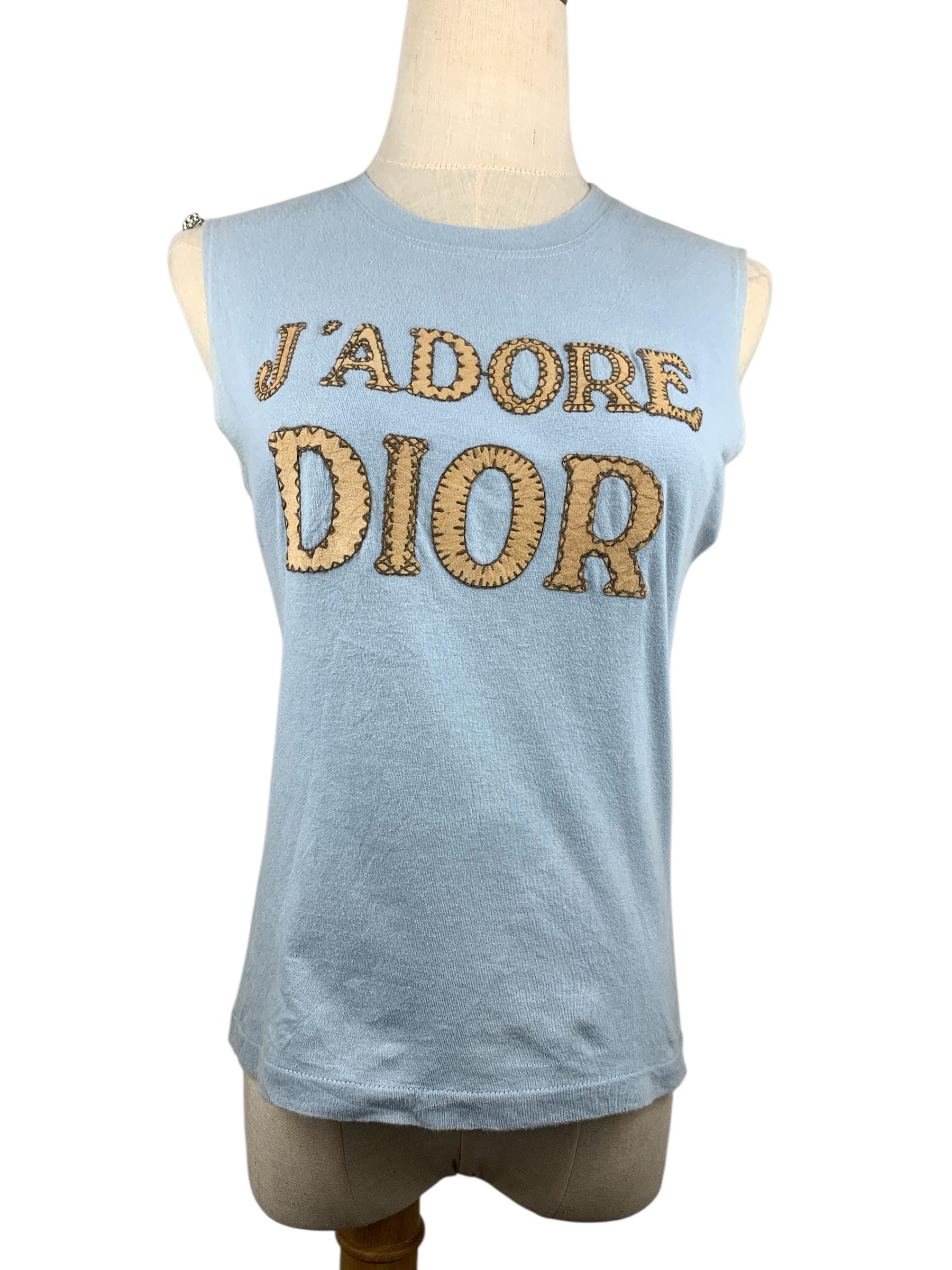 J'ADORE DIOR タンクトップ♡ CHRISTIAN DIOR Spring Summer 2001 'J'ADORE DIOR 6