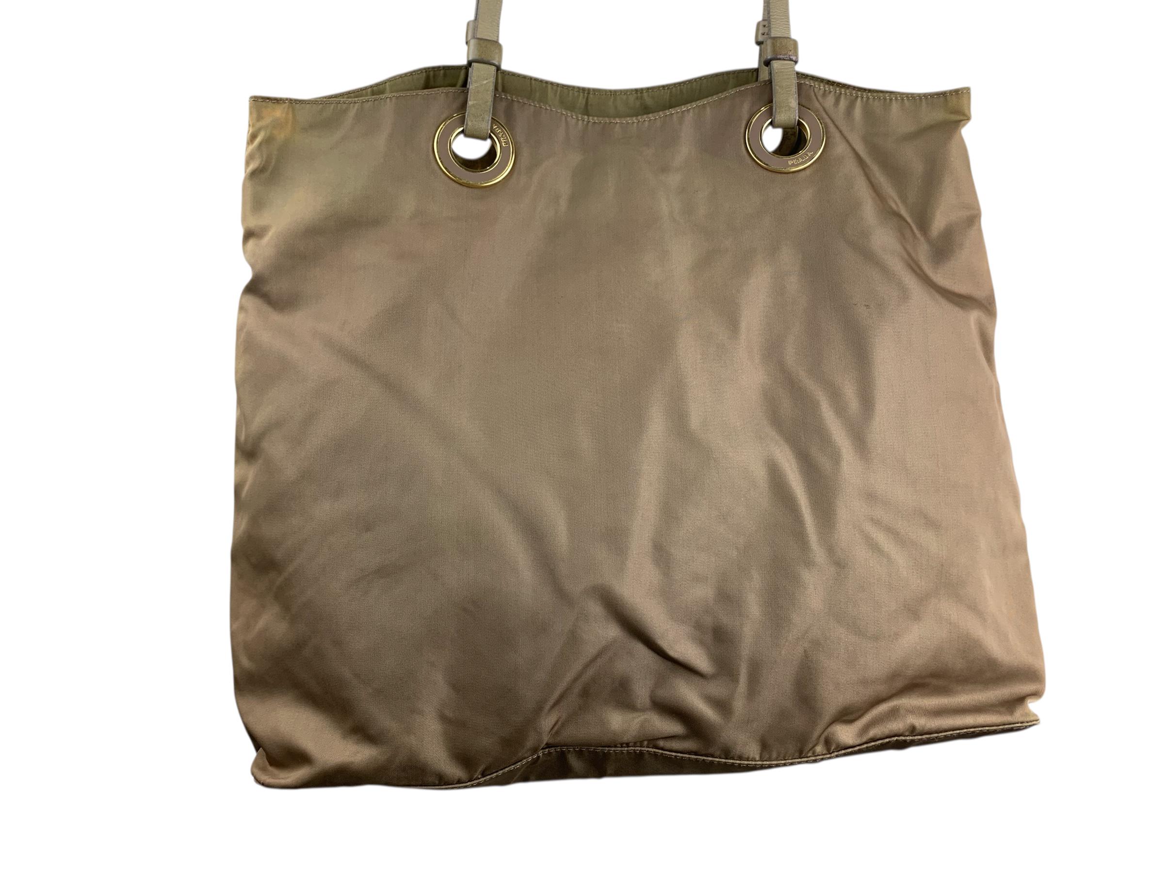 PRADA Vintage Leather Tote Bag Brown プラダ Buy Vintage Prada 