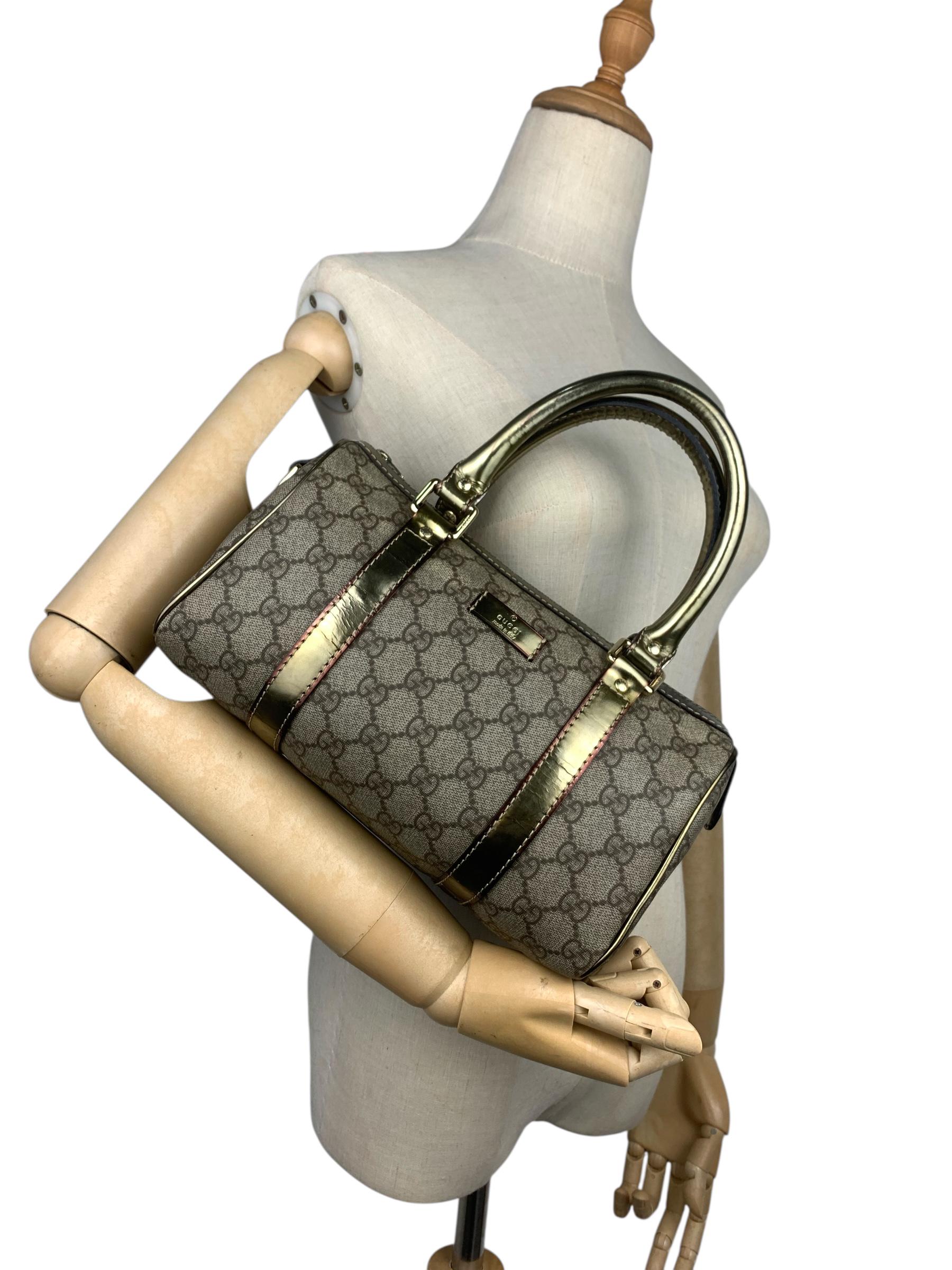 Vintage Gucci Boston Bag - Etsy