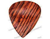 Wood Guitar Picks, Custom Guitar Pick, Acoustic Pick, Bass Pick, Wood Plectrum Honduran Rosewood
