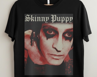 Skinny Puppy Shirt, Too Dark Park, Vintage Rare T-shirt, Faded