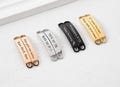 Custom lace tips Tag – Personalised Engraved Metal Lace Tags | Inspirational Runner Gift | Marathon Gift | Shoe Name Plate Shoe Tag product logo