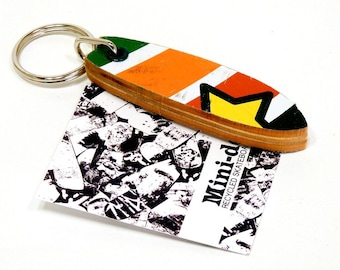 Mini Skateboard BottleOpener Keychain Bag Charm