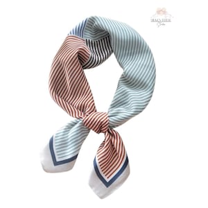 Neckerchief 100% Pure Silk Scarf, Silk Bandana, Square Silk Hair Scarf, Neckerchief For Women, Silk Neck Scarf, Neckerchief, Gift For Her