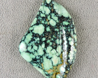 Crescent Valley Chalcosiderite Cabochon, New Landers Cabochon, C6480, Hand Cut by 49erMinerals