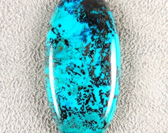 Cabochon chrysocolle shattuckite, cabochon chrysocolle shattuckite, cabochon de créateur, C6268, à partir de 49erMinerals