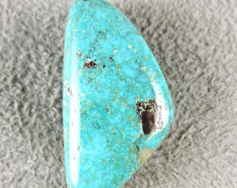 Turquoise Cabochon, Bisbee Turquoise Cab, C5990, Hand Cut from 49erMinerals