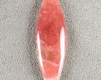 Rhodochrosite Cab, Rhodochrosite with Marcasite Cab, C6582, Hand Cut by 49erMinerals,