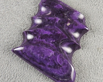 Sugilite Sculpted Cabochon, Purple Sugilite Cab, C6544, Hand Cut by 49erMinerals