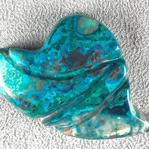 Chrysocolla Malachite Cabochon | Arizona Gemstone | Hand Cut by 49erMinerals | C6673 image 5