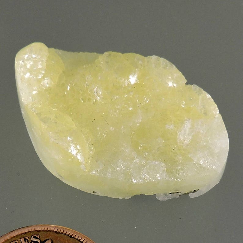 Pendant Cabochon Hand Cut by 49erMinerals C2878 Sun Yellow Brucite Cabochon Designer Brucite Cabochon Brucite Cabochon