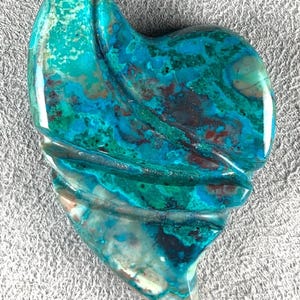 Chrysocolla Malachite Cabochon | Arizona Gemstone | Hand Cut by 49erMinerals | C6673 image 1