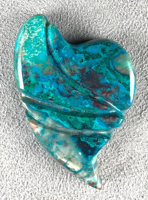 Chrysocolla Malachite Cabochon | Arizona Gemstone | Hand Cut by 49erMinerals | C6673