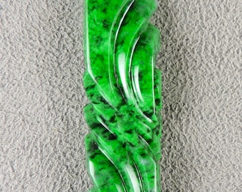 Maw Sit Sit Jade Cabochon, Maw Sit Sit Octopus Cab, C6496, Hand Cut Cabochon from 49erMinerals