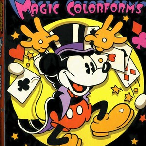 Vintage 1973 Walt Disney, Tricky Mickey, Mickey Mouse Colorforms Game, Complete in Original Box