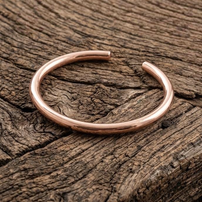 RRL Solid Copper Jewelry バングル 100 % Pure Copper Jewelry - Etsy