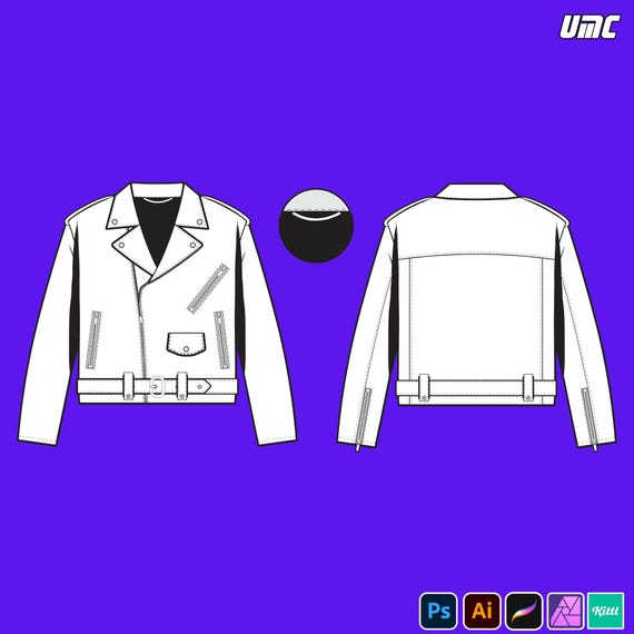 biker jacket mockup