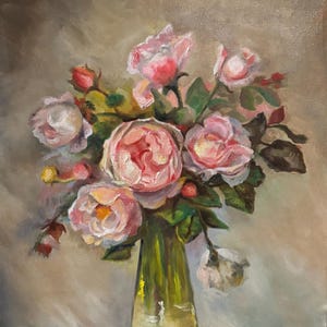 Ölgemälde Blumen
